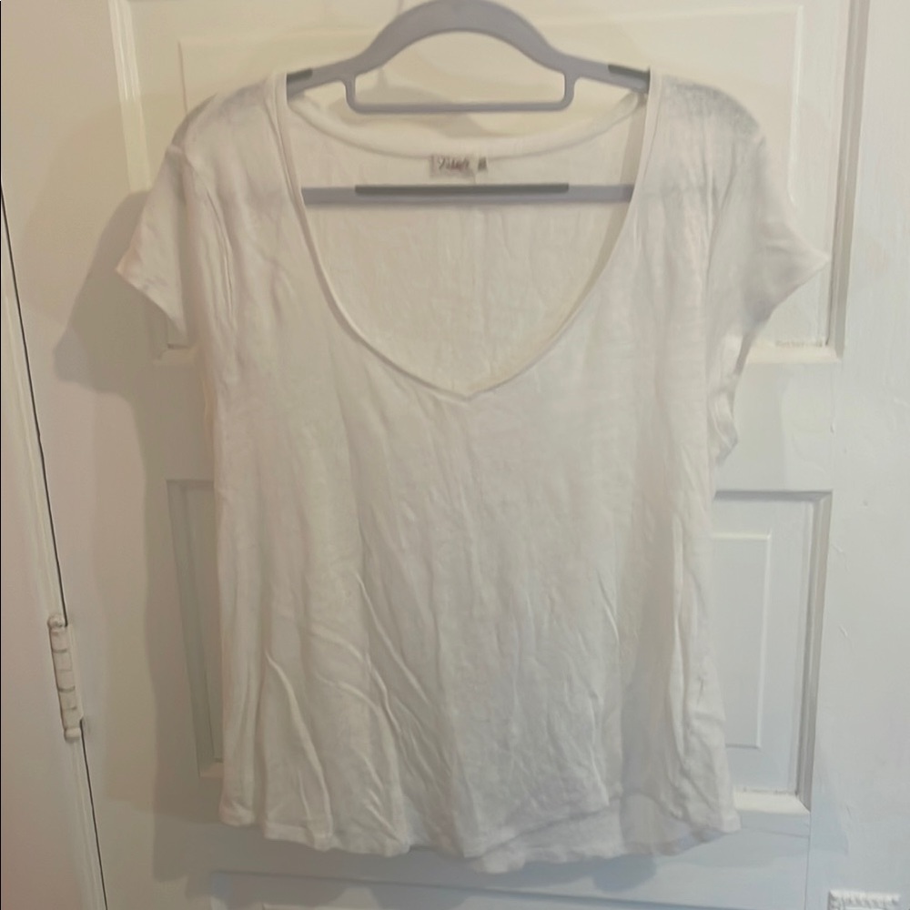 Faherty White Linen T Size XL